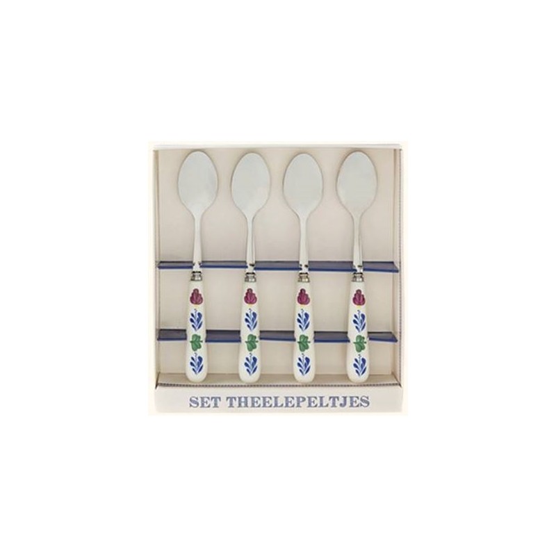 Cuillères à café Boerenbont lot de 4 pièces dans un emballage cadeau en acier inoxydable