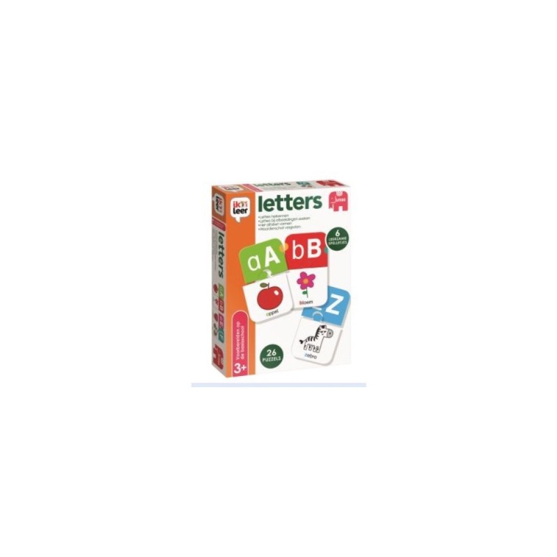 Jumbo I Learn Letters 6 jeux, avec puzzle à partir de 3 ans