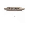 Parasol Syros Opdraai 350/8 Ecru Met Volant