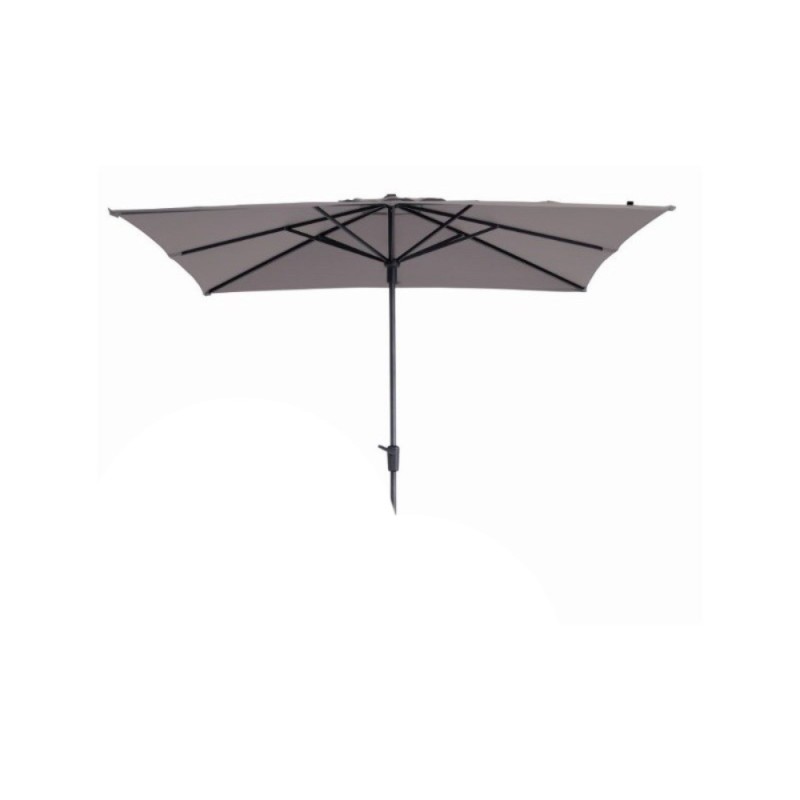 Parasol Syros vierkant opdraai 280x280cm taupe