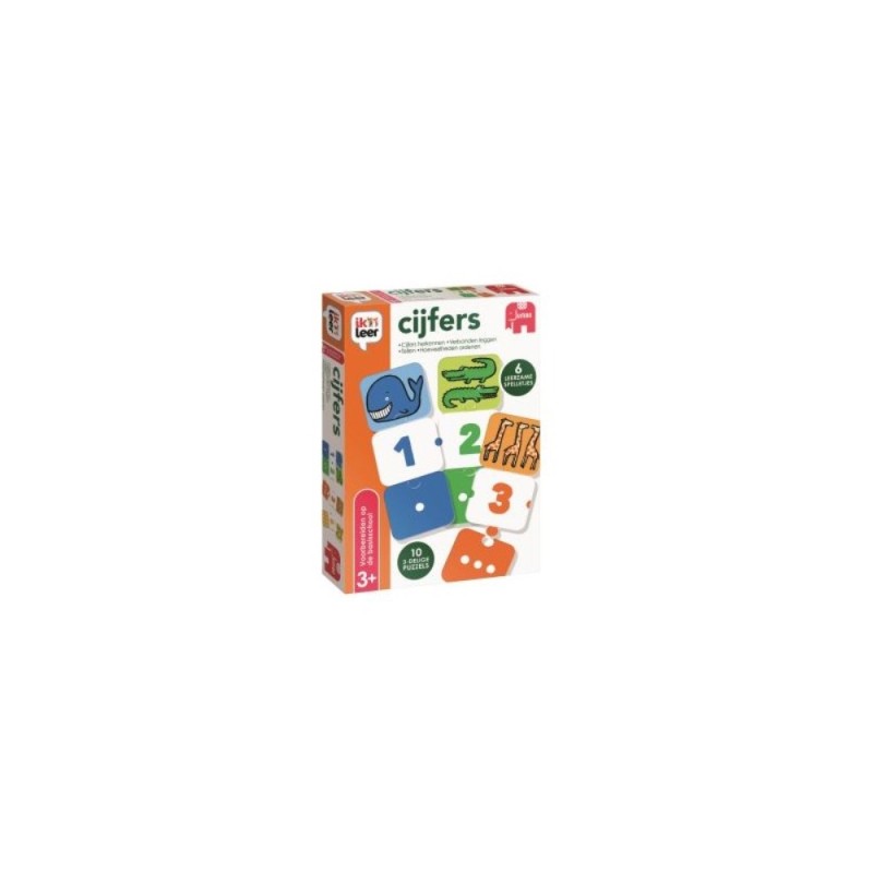 Jumbo J'apprends les chiffres avec 10 puzzles en 3 parties