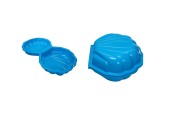 Zandbak Schelp Blauw 102x98x20cm 2-delig.