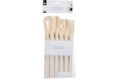 Excellent Houseware Houten pollepelset 6-delig