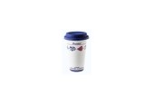 Boerenbont Coffee to Go 370ml Ø10cm hoogte 14,8cm aardewerk/siliconen