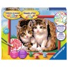 Peinture par numéros Ravensburger : Chatons dans un panier