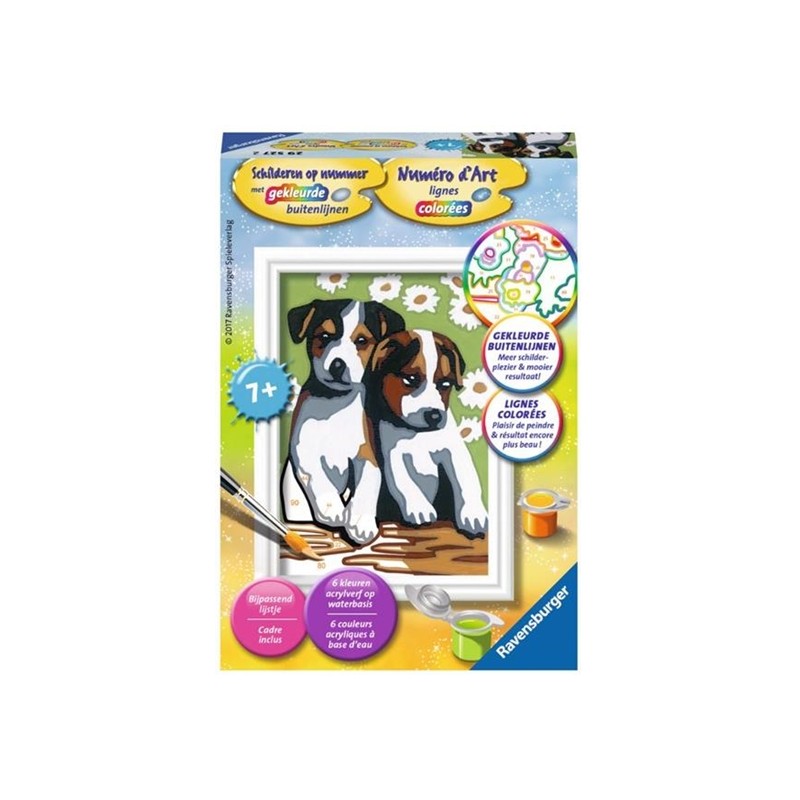Ravensburger Peinture par numéro Chiots mignons