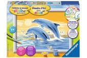 Ravensburger Peinture par numéros Dauphins bondissants