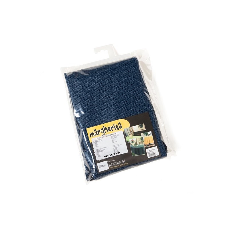 Nappe d'extérieur Margerita 160cm ronde bleue