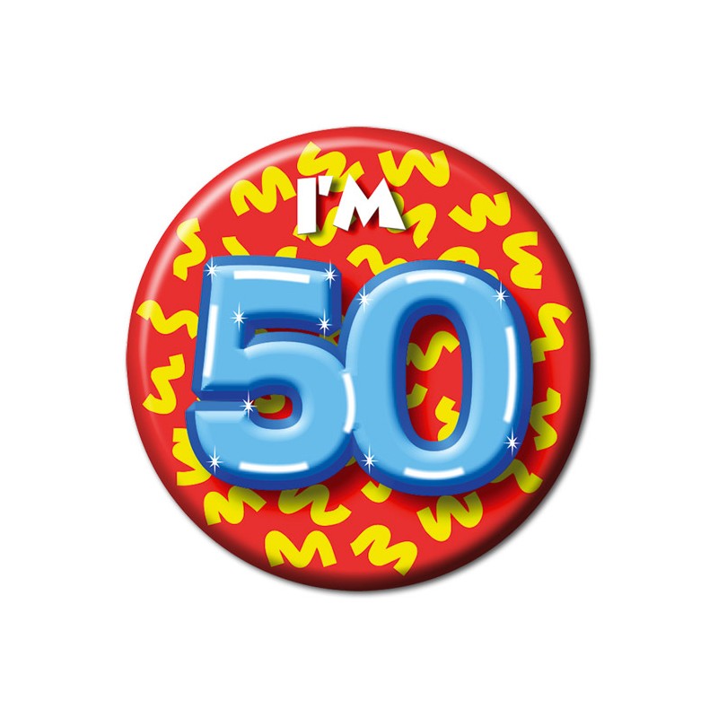 Paperdreams Button klein - i'm 50