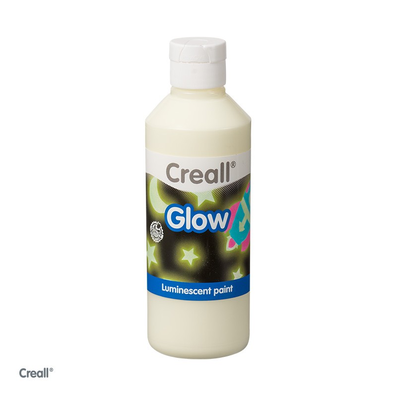 Creall Peinture phosphorescente vert-jaune 250ml