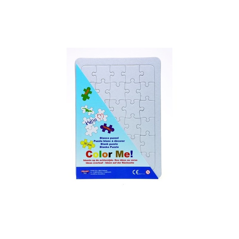 Collall blanco puzzel A4 30pcs