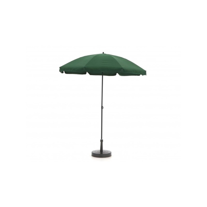 Parasol Las Palmas push-up 200 cm vert avec cantonnière
