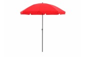 Parasol Las Palmas push-up 200 cm rood met volant