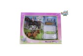 Kids Globe Playset 2 chevaux avec cavaliers et accessoires