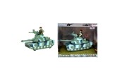 Frictie Militaire Tank Met Soldaat Met Licht En Geluid
