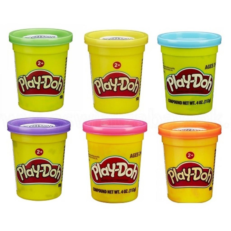 Hasbro Play-Doh pot d'argile 112gr. Disponible en différentes couleurs.