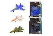 Toi Toys Metal Pullback Vliegtuig
