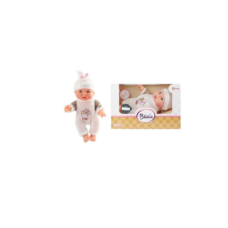 Toi Toys Beau Babypop met muts 23 cm