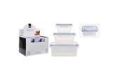 Excellent Houseware Voorraaddozenset 3-delig 500/900/1500ml