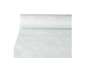 Damast Tafelkleed Papier ROL 118cmx8m Wit