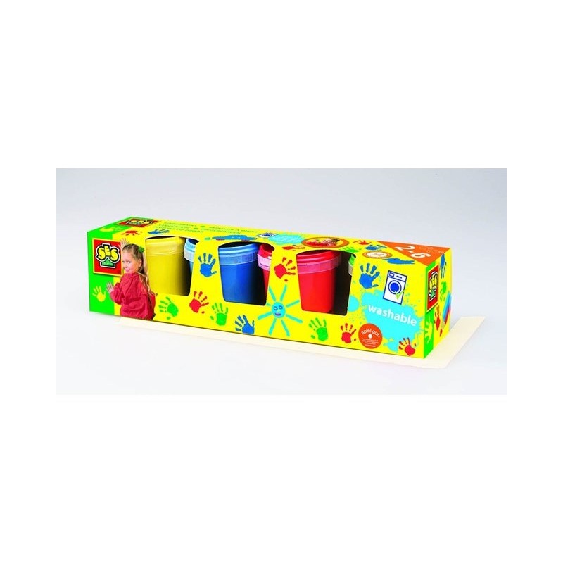 Ses peinture au doigt 4 couleurs par 150ml