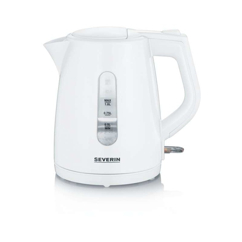 Bouilloire Severin blanche 1,0 l sans fil 2200W