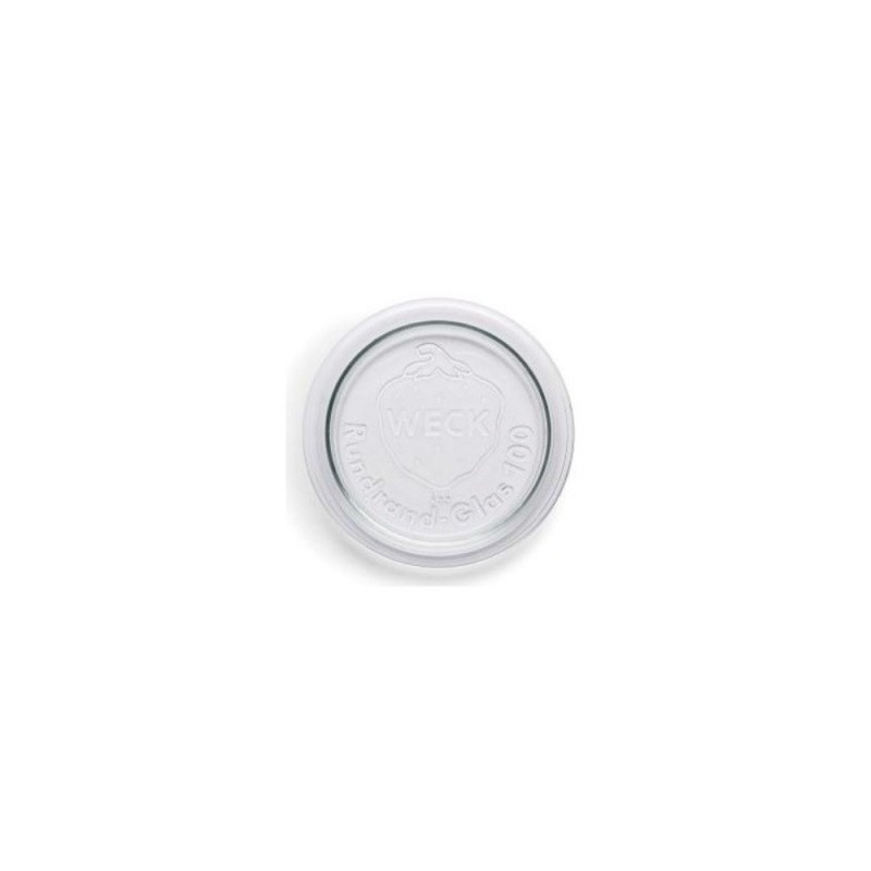 Weck glazen deksel d10cm voor inmaakpot