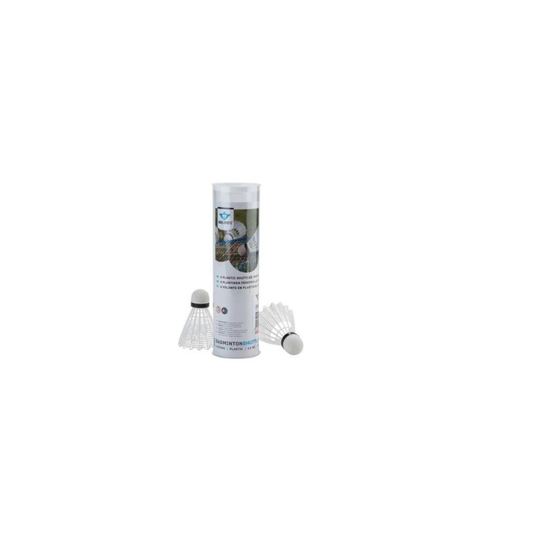 Shuttles 6st Plastic Wit