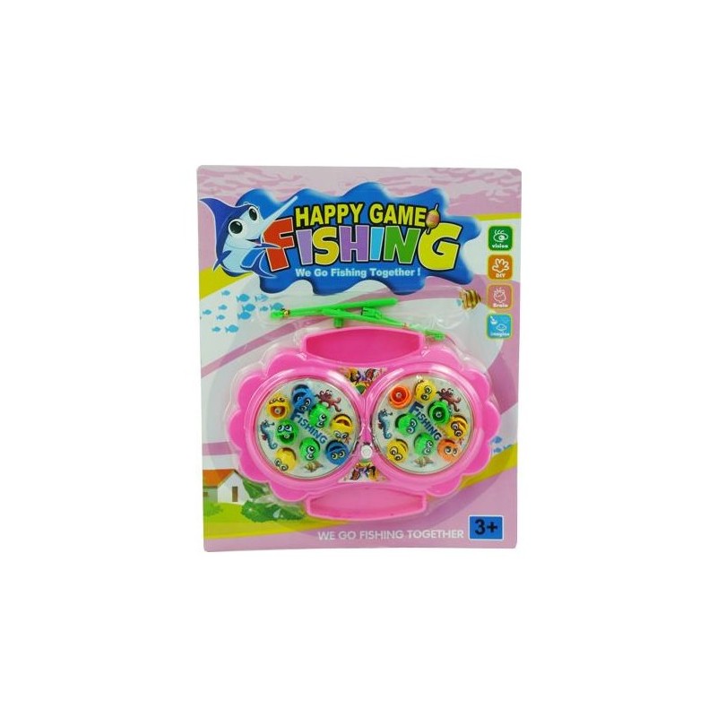 Jeu de pêche duo magnétique 2x8 poissons