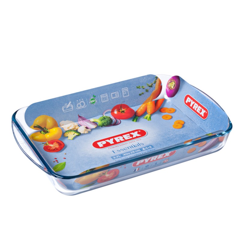 Plat à lasagnes Pyrex ESSENTIEL 40x27 cm 3,7l