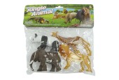 Animaux sauvages 4 dans un sachet environ 14 cm
