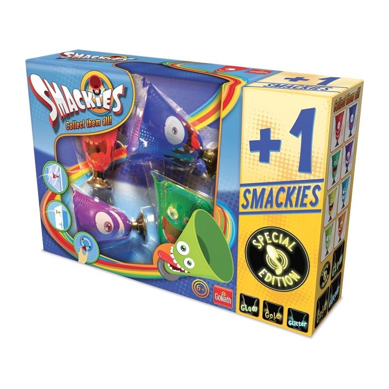 Goliath Smackies Big Set Glow, Or et Paillettes