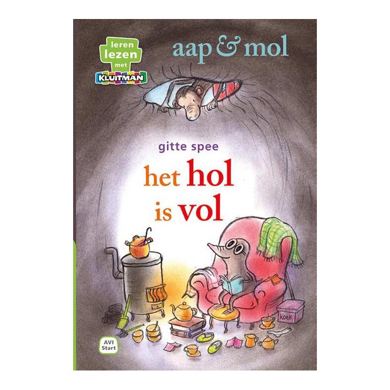 Kluitman Aap en Mol Het hol is vol (AVI Start)