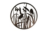 Esschert Design Décoration murale métal autour des oiseaux 60x60x1,5cm