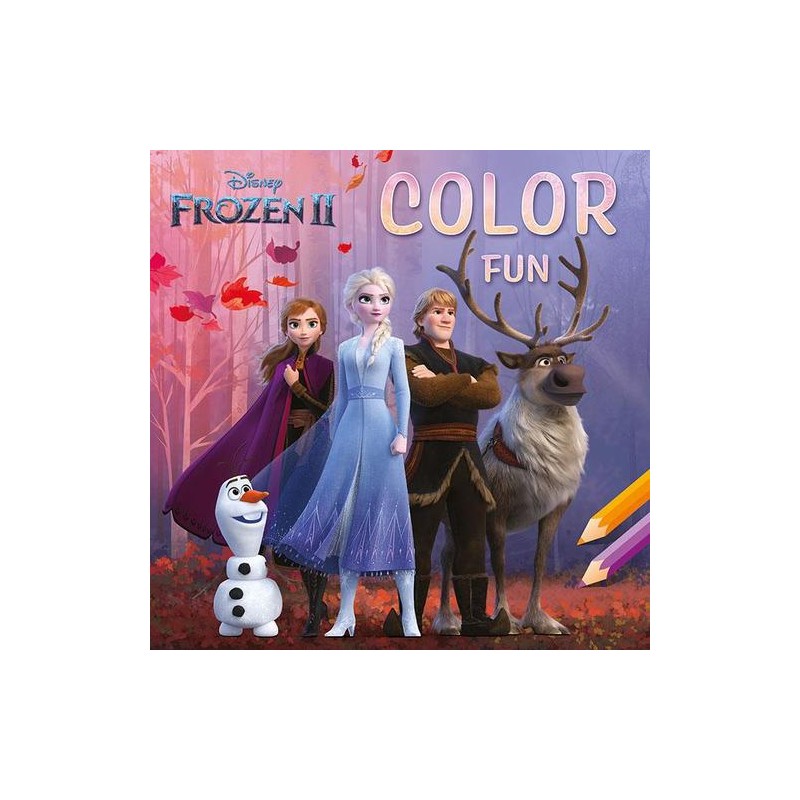 Livre de coloriage Deltas Disney Color Fun La Reine des Neiges II