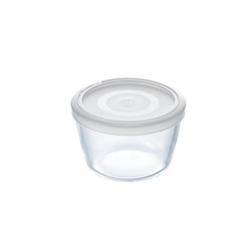 Pyrex COOK&fREEZE schaal glas met kunststof deksel 0,6L Ø12cm