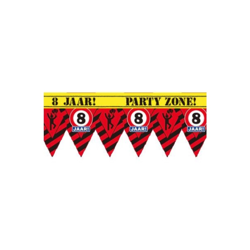 Party Tape - 8 Jaar 12 Meter