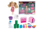 Toi Toys Girl Squad Teen poupée petite avec chien, chat et accessoires