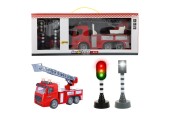 Toi Toys Set pompiers friction + feu tricolore (lumière + son)