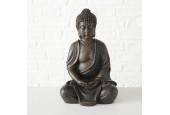 Boltze Home Statue Bouddha H30cm polyrésine marron