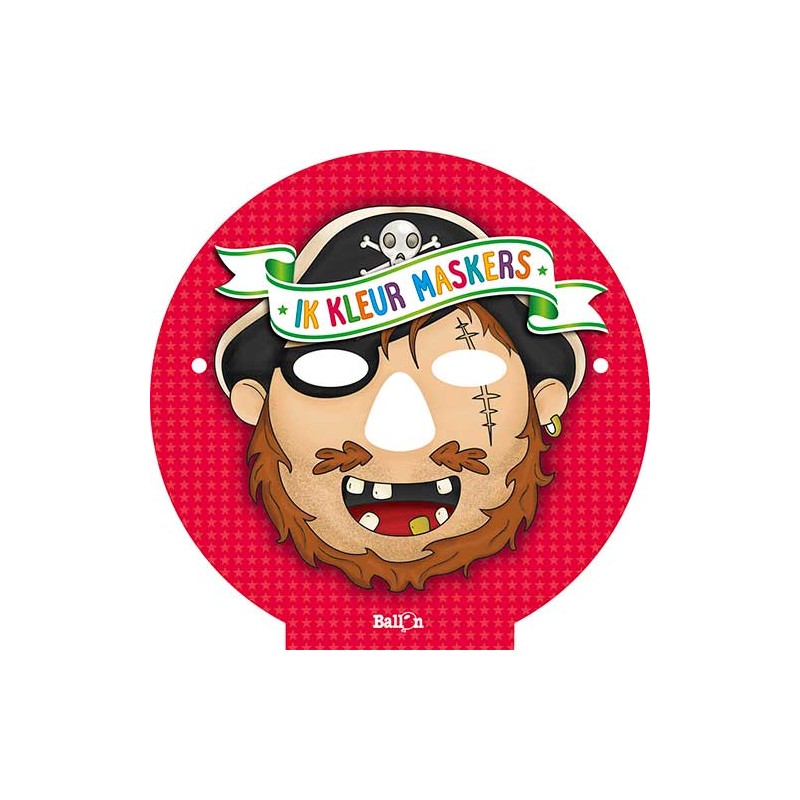 De Ballon Ik kleur maskers - fantasiefiguren
