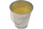 Bougie citronnelle dans un seau en zinc 6x6,5cm