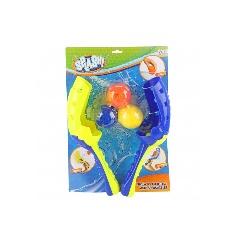 Toi Toys Splash jeu de capture d'eau avec 3 balles anti-éclaboussures