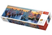 Puzzel 1000 stuks Panorama - Miami bij zonsondergang