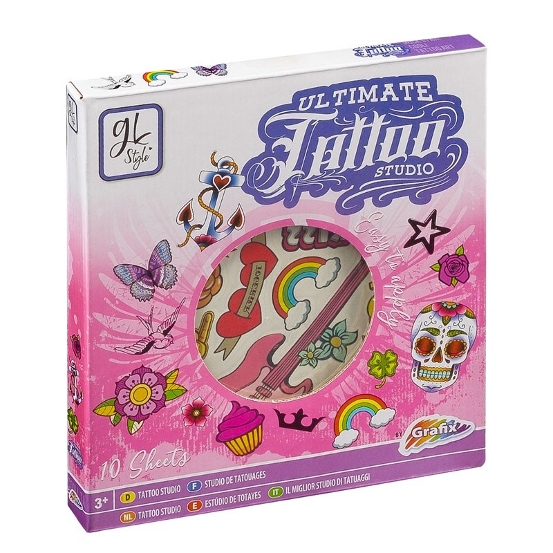 Grafix Tattoo set filles 10 feuilles