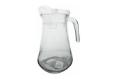 Carafe en verre cristallin 1,2 litre avec couvercle