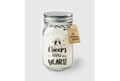 Paperdreams Black & White Scented Candles - Cheers