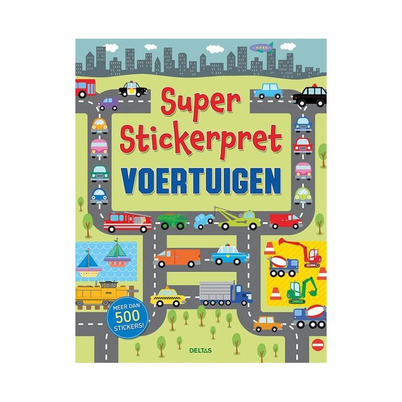 Deltas Super Stickerpret - Voertuigen