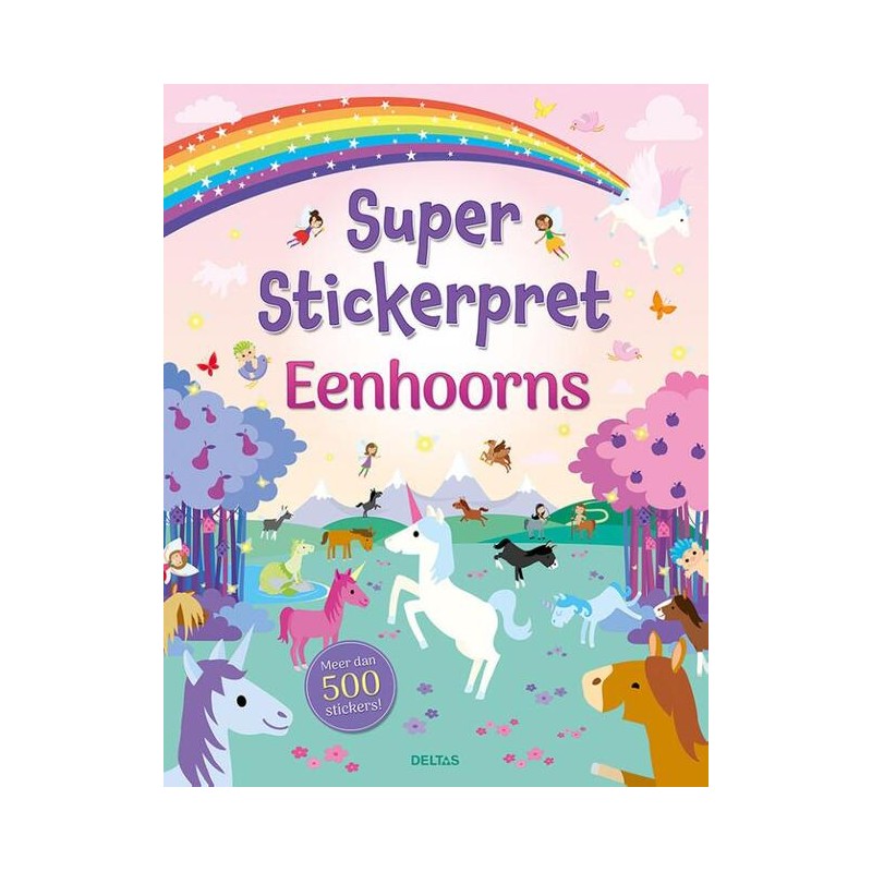 Deltas Super autocollant amusant - Licornes