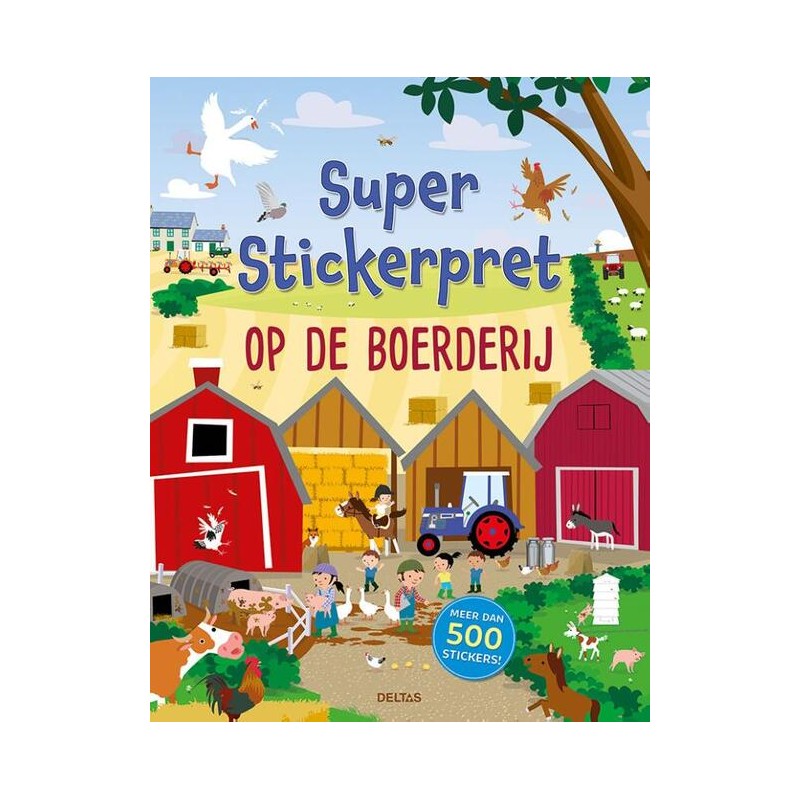 Deltas Super autocollant amusant - À la ferme